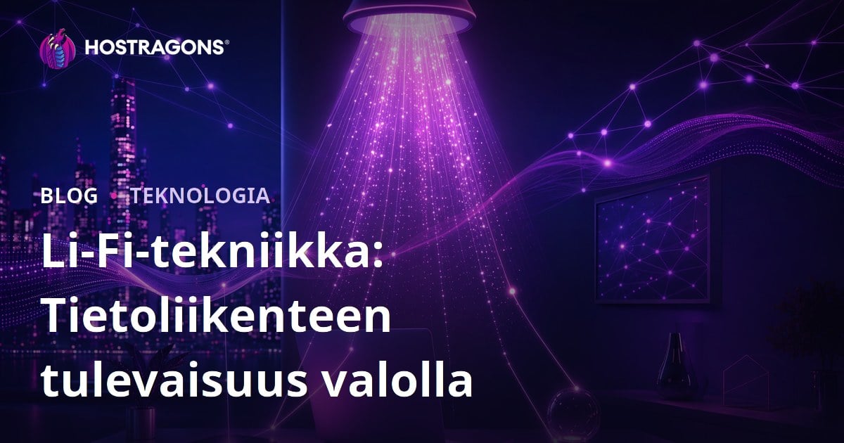 Li-Fi-tekniikka: Tietoliikenteen tulevaisuus valolla
