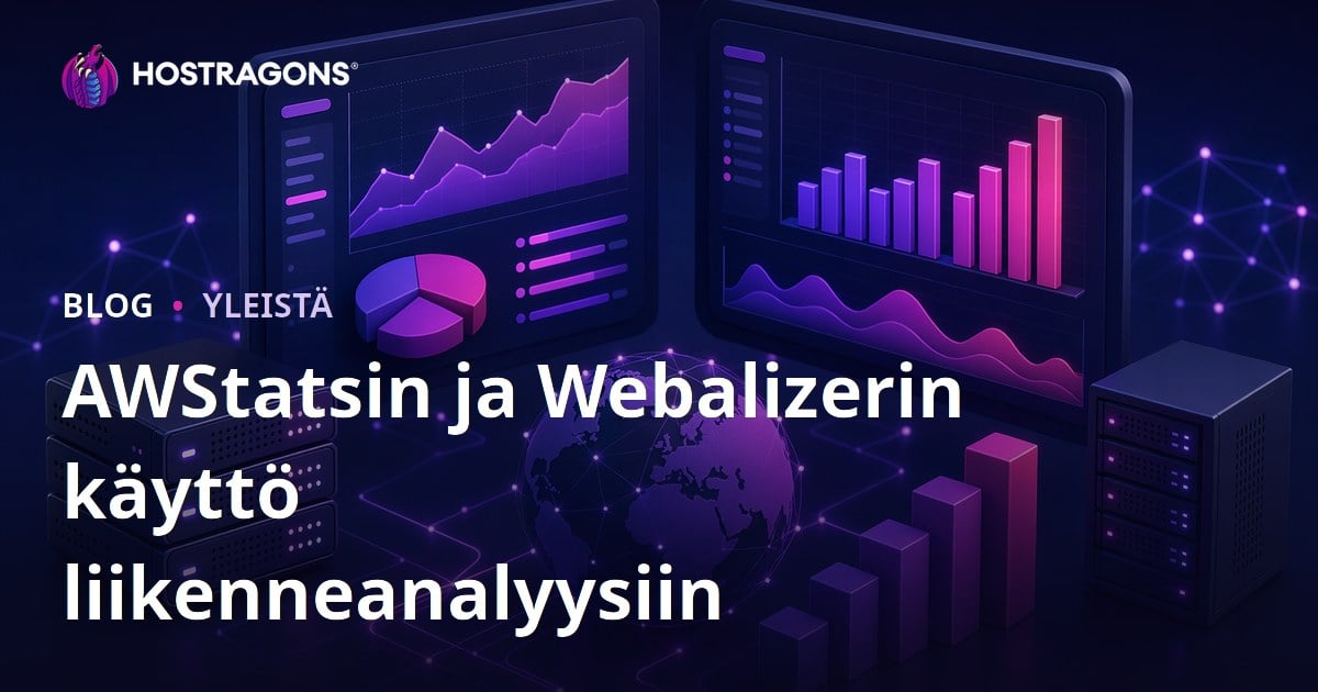 AWStatsin ja Webalizerin käyttö liikenneanalyysiin