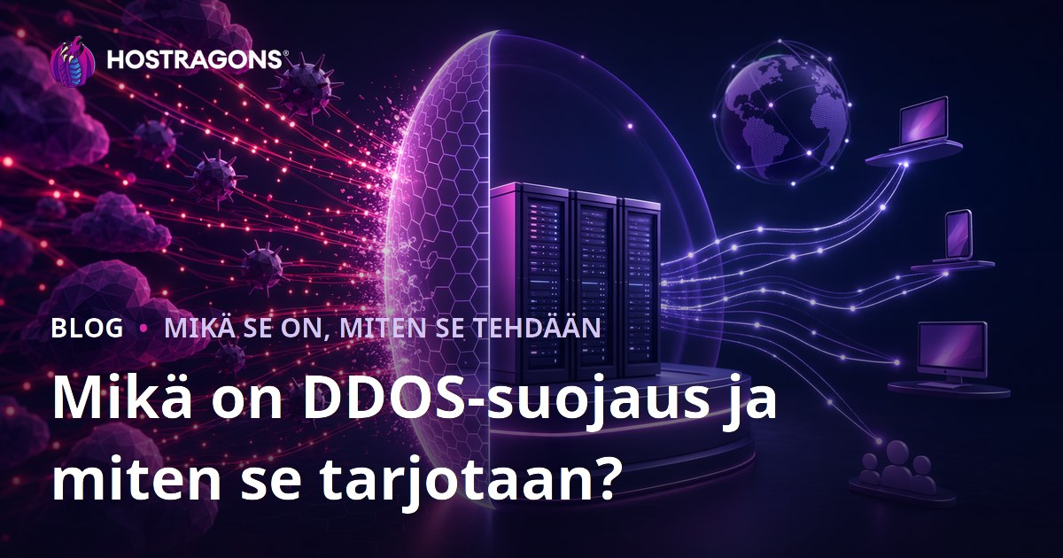 Mikä on DDOS-suojaus ja miten se tarjotaan?