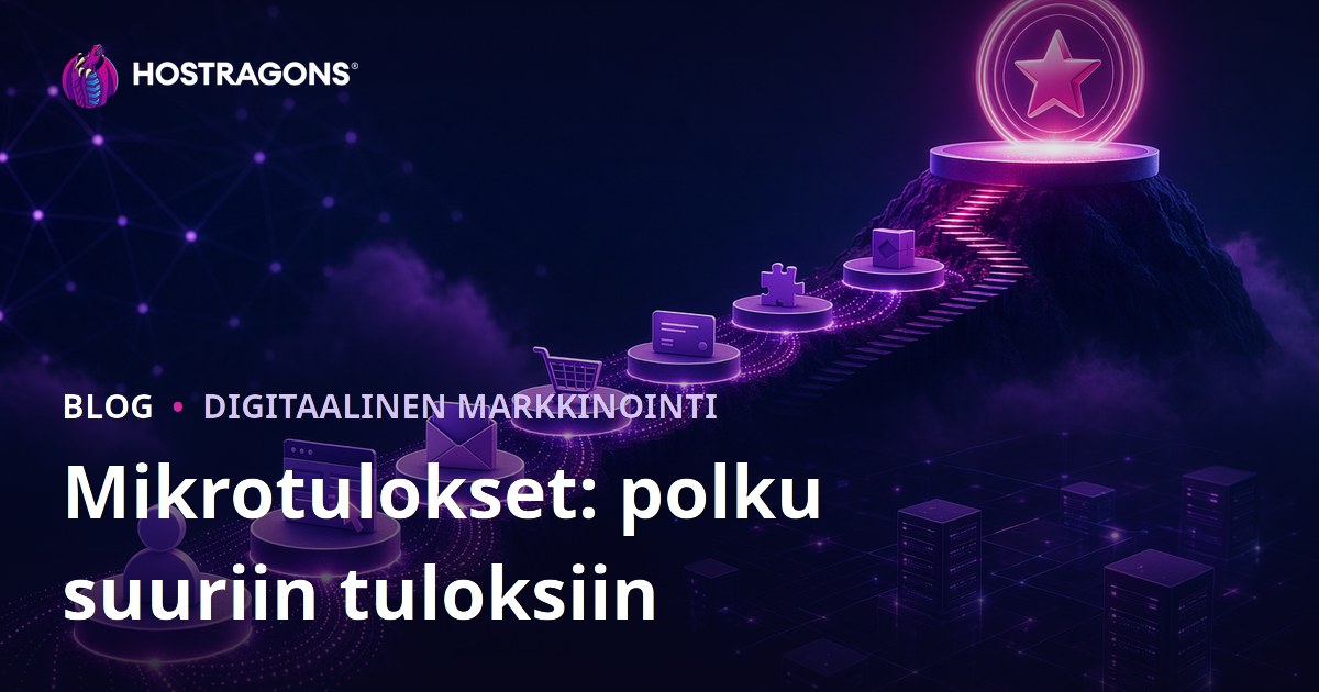 Mikrotulokset: polku suuriin tuloksiin