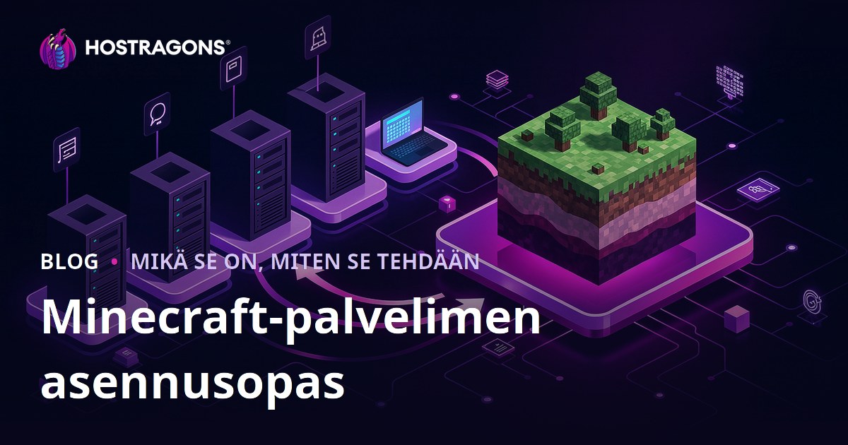 Minecraft-palvelimen asennusopas