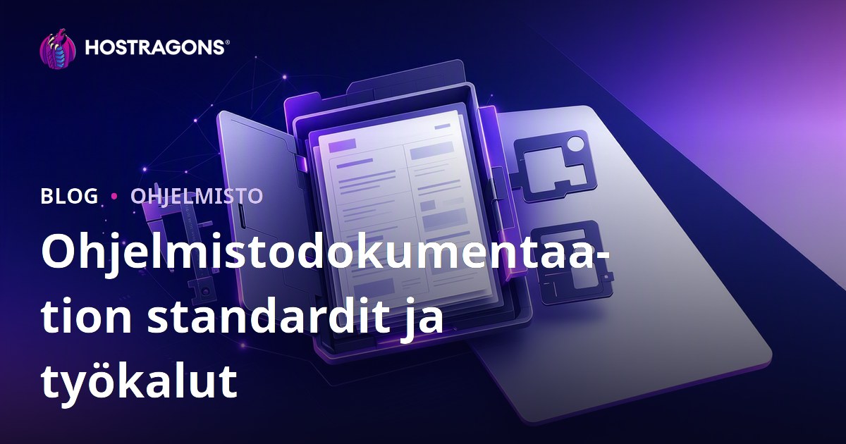 Ohjelmistodokumentaation standardit ja työkalut