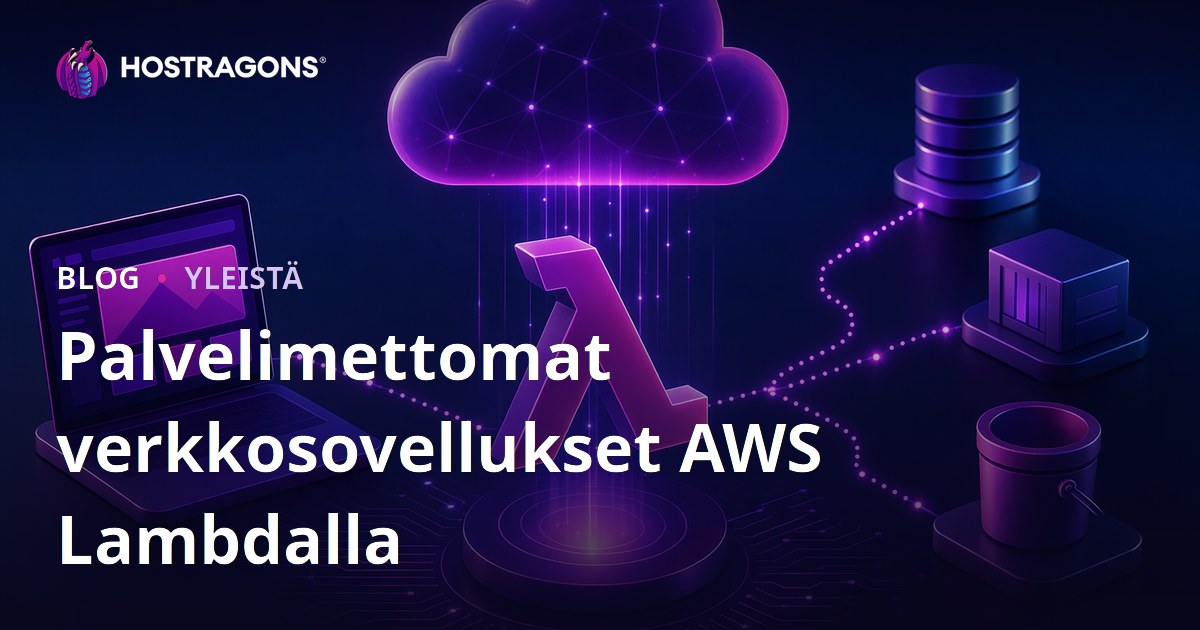 Palvelimettomat verkkosovellukset AWS Lambdalla