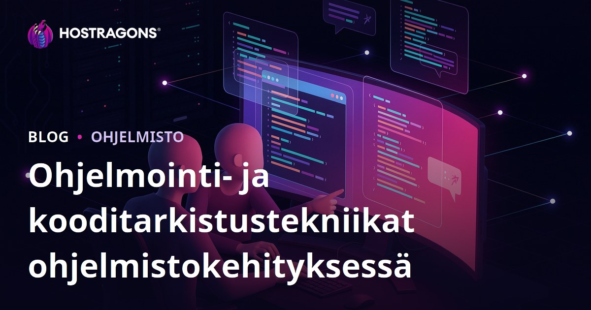 Ohjelmointi- ja kooditarkistustekniikat ohjelmistokehityksessä