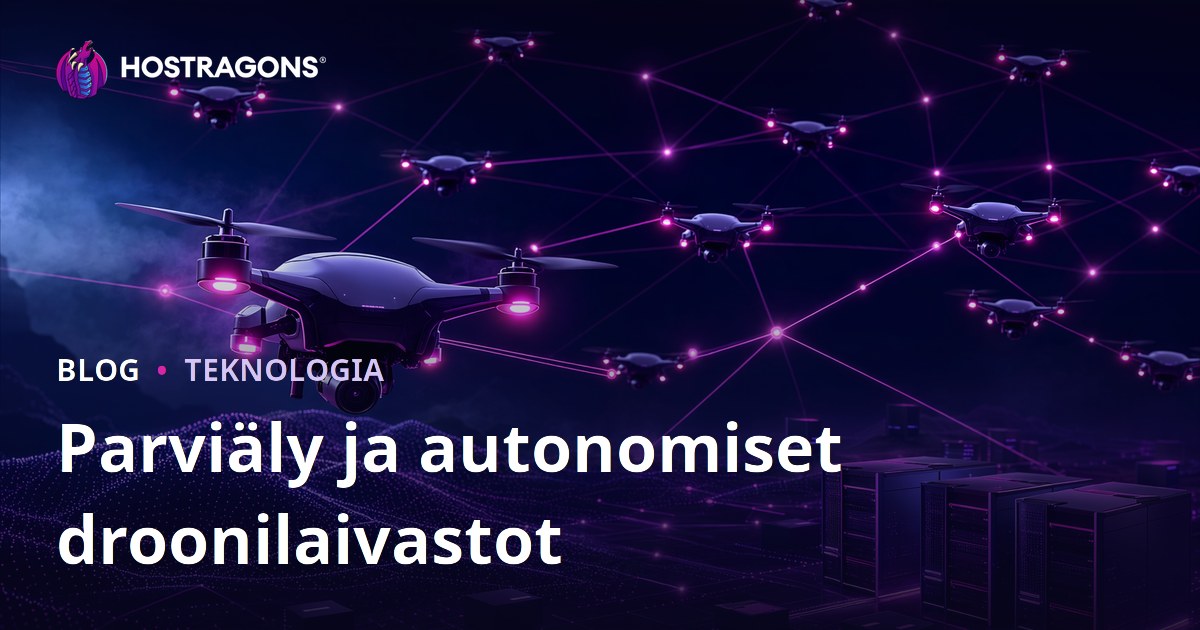 Parviäly ja autonomiset droonilaivastot