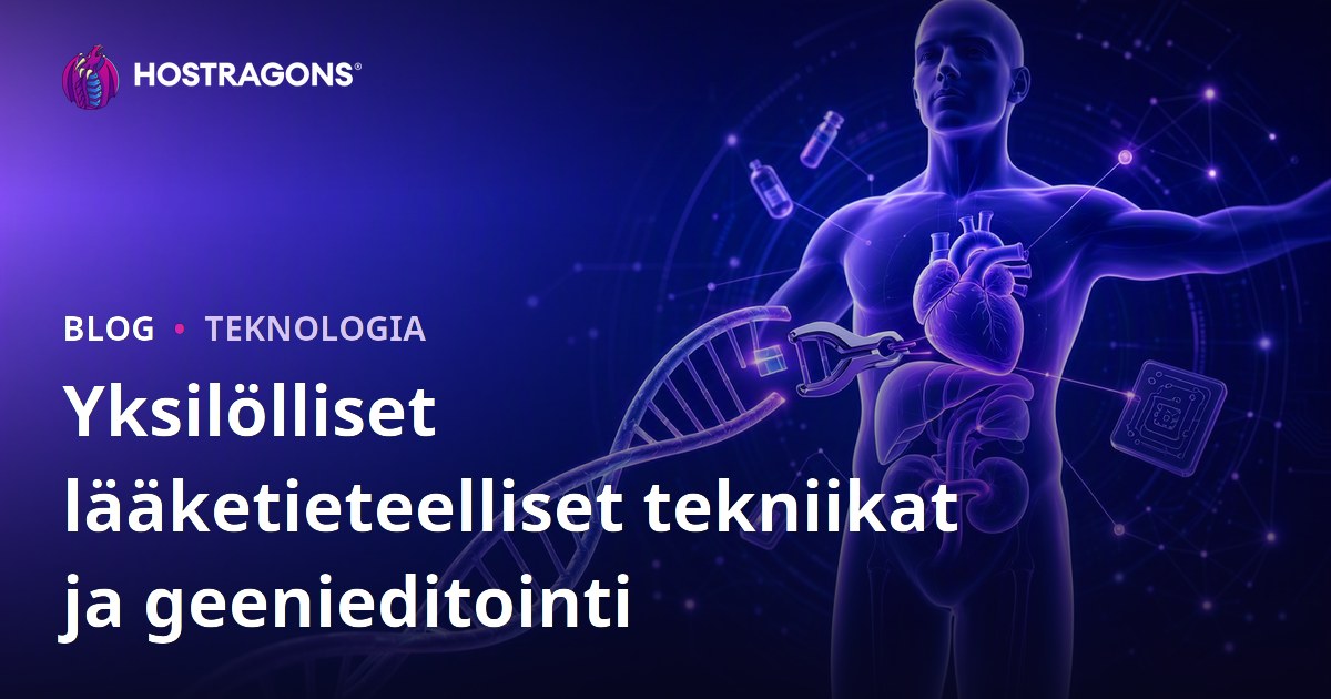 Yksilölliset lääketieteelliset tekniikat ja geenieditointi
