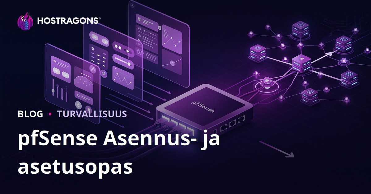 pfSense Asennus- ja asetusopas