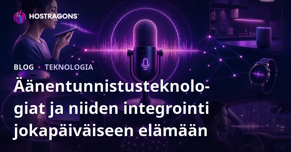 Äänentunnistusteknologiat ja niiden integrointi jokapäiväiseen elämään