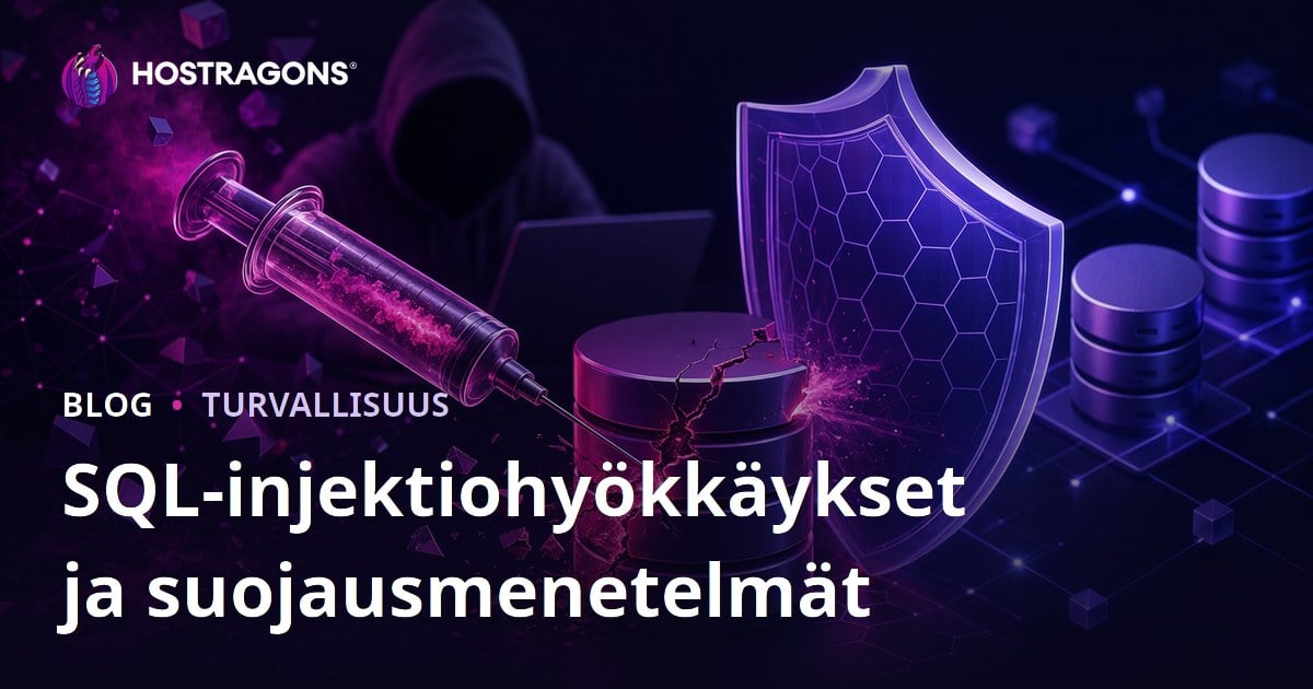 SQL-injektiohyökkäykset ja suojausmenetelmät