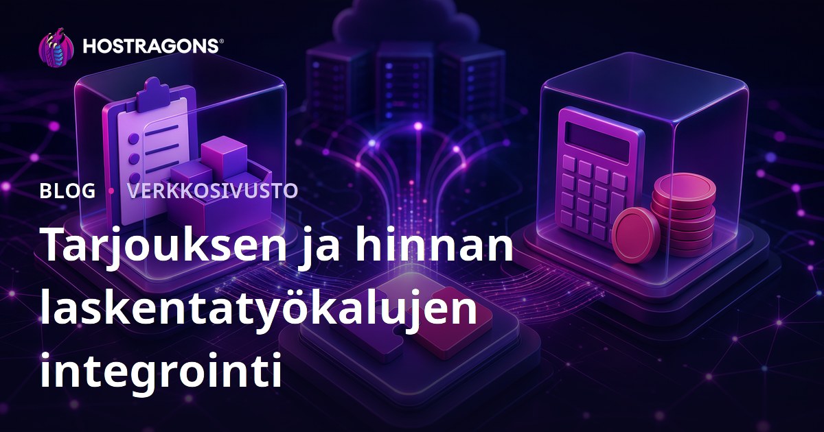 Tarjouksen ja hinnan laskentatyökalujen integrointi