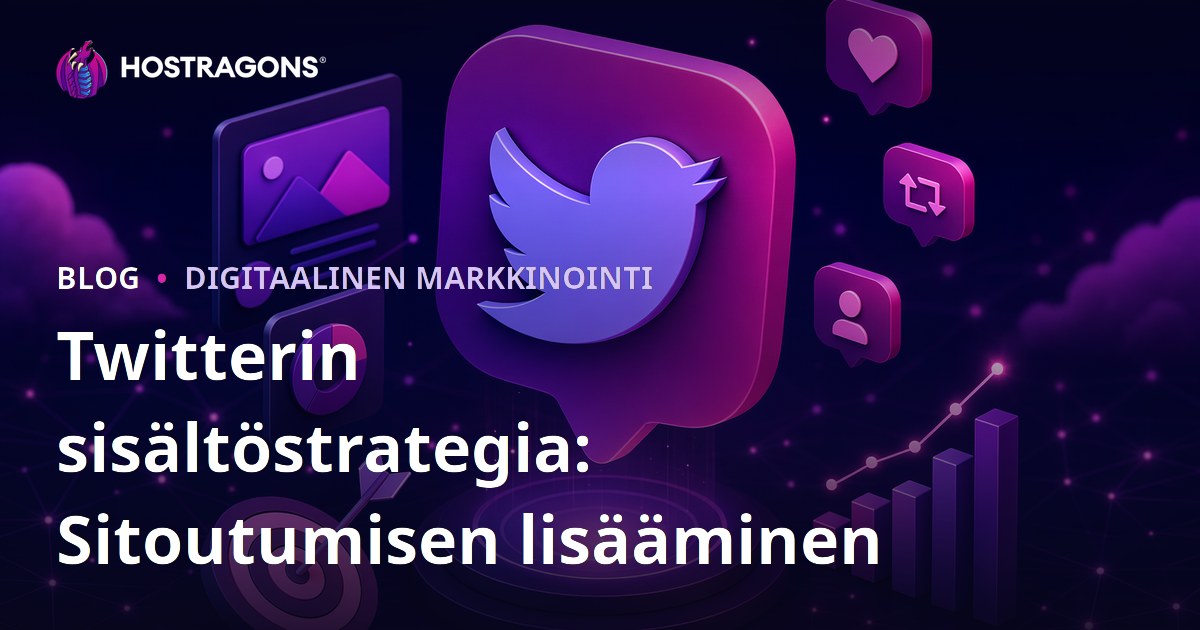 Twitterin sisältöstrategia: Sitoutumisen lisääminen