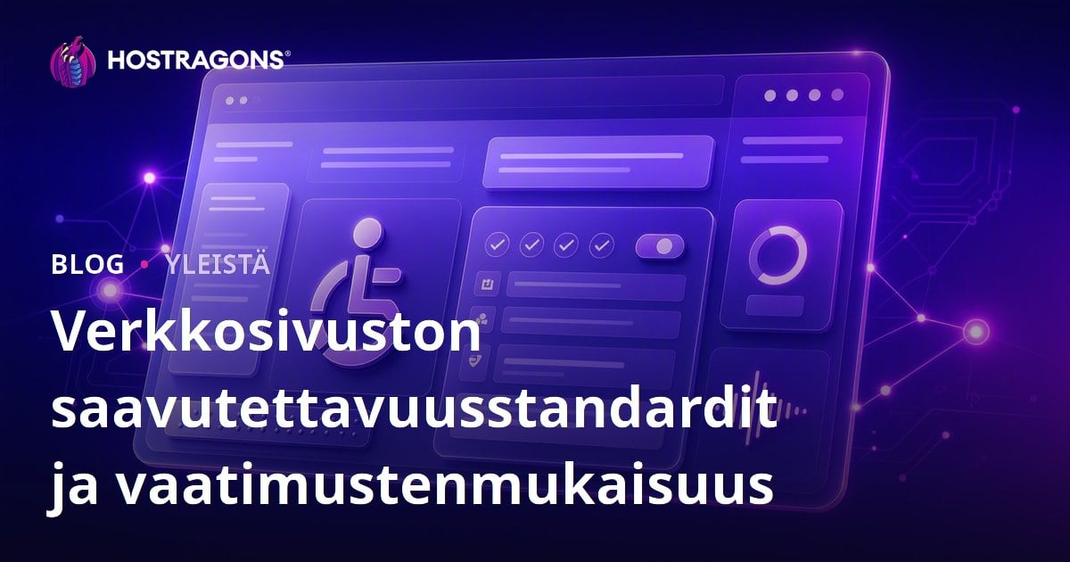Verkkosivuston saavutettavuusstandardit ja vaatimustenmukaisuus