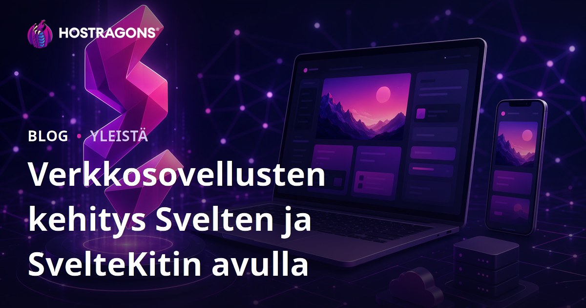 Verkkosovellusten kehitys Svelten ja SvelteKitin avulla