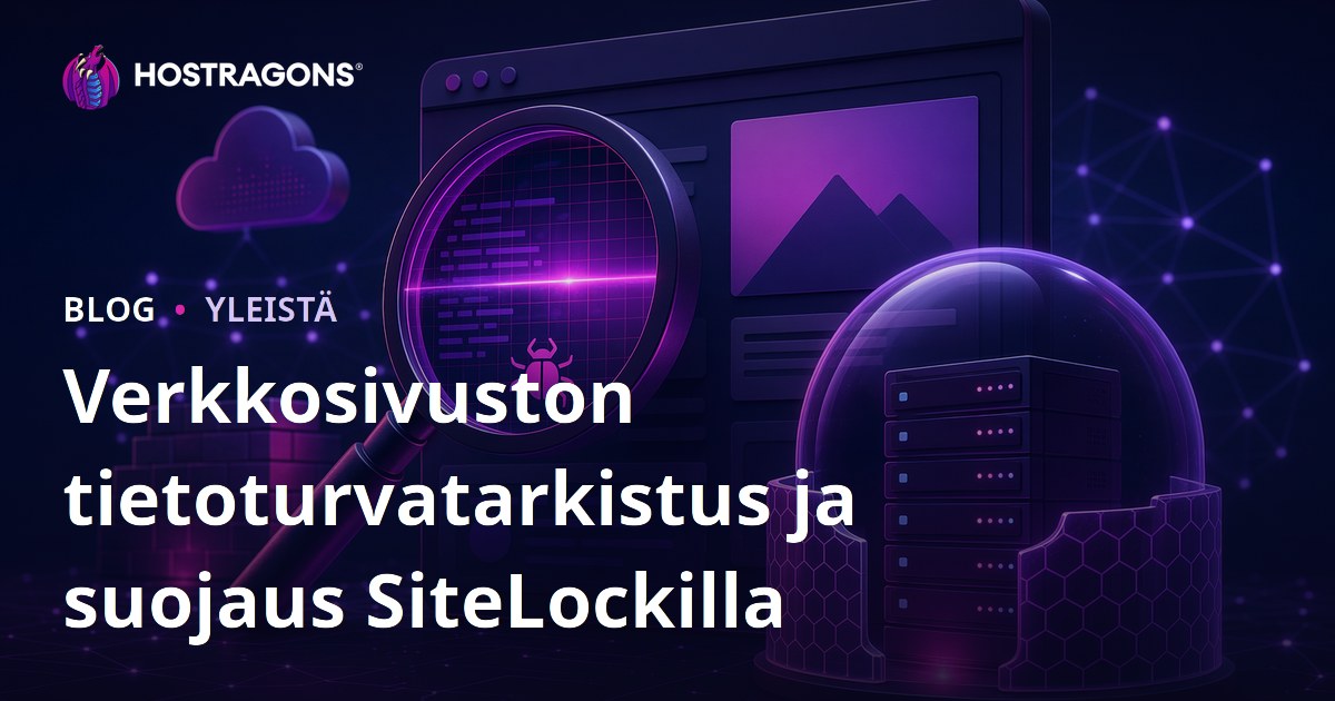 Verkkosivuston tietoturvatarkistus ja suojaus SiteLockilla