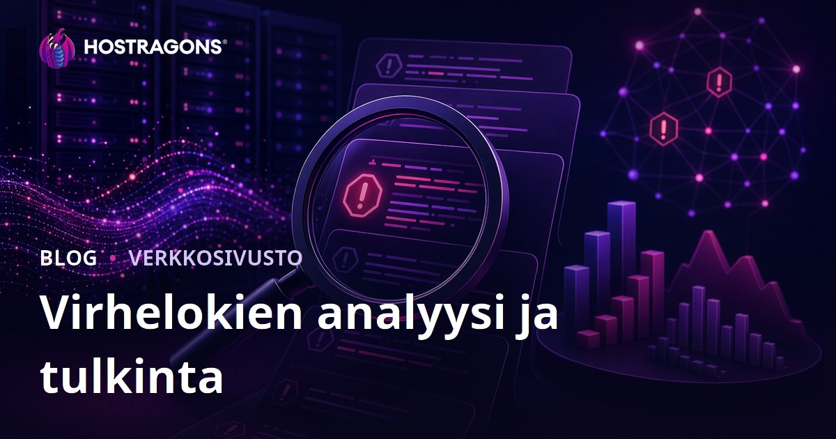 Virhelokien analyysi ja tulkinta