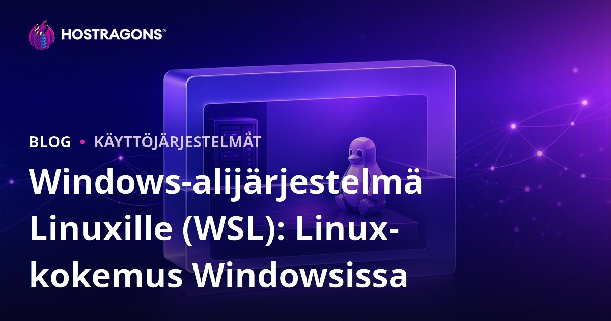 Windows-alijärjestelmä Linuxille (WSL): Linux-kokemus Windowsissa