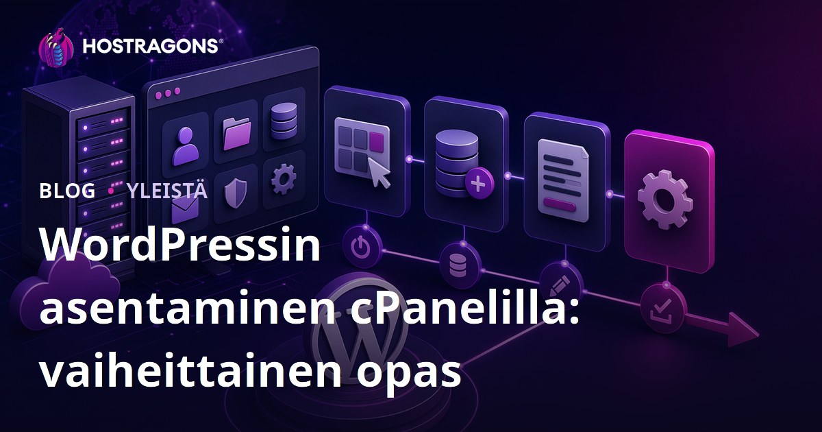 WordPressin asentaminen cPanelilla: vaiheittainen opas