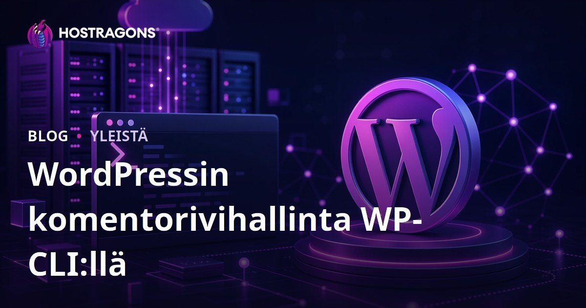 WordPressin komentorivihallinta WP-CLI:llä