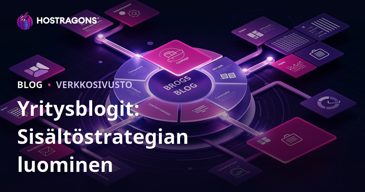 Yritysblogit: Sisältöstrategian luominen