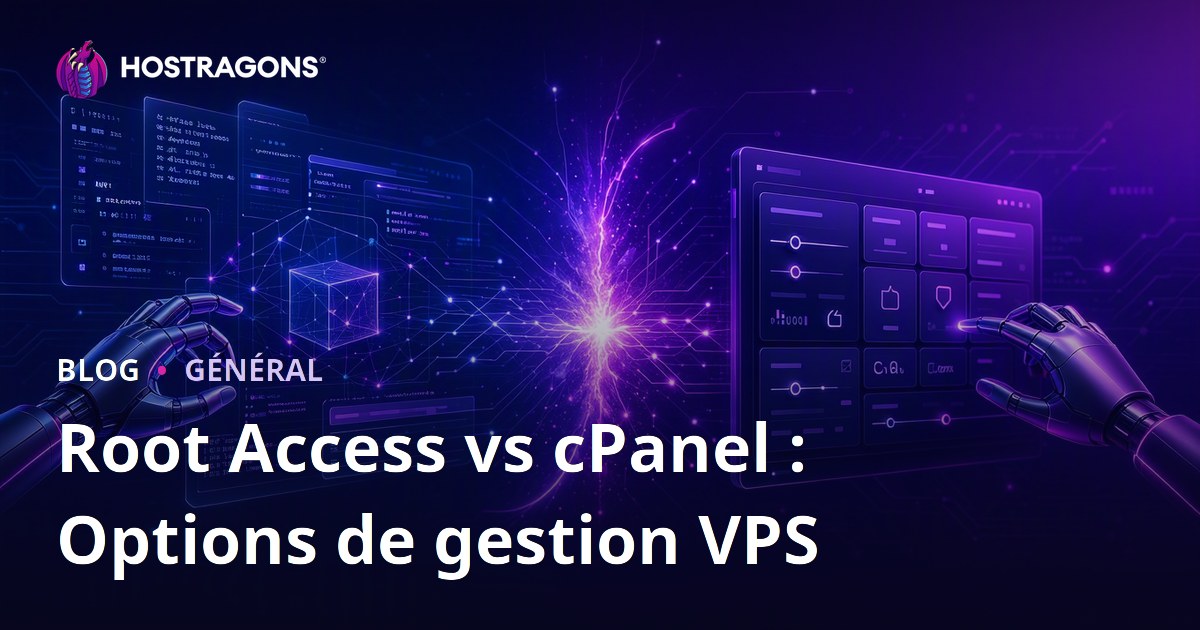 Root Access vs cPanel : Options de gestion VPS