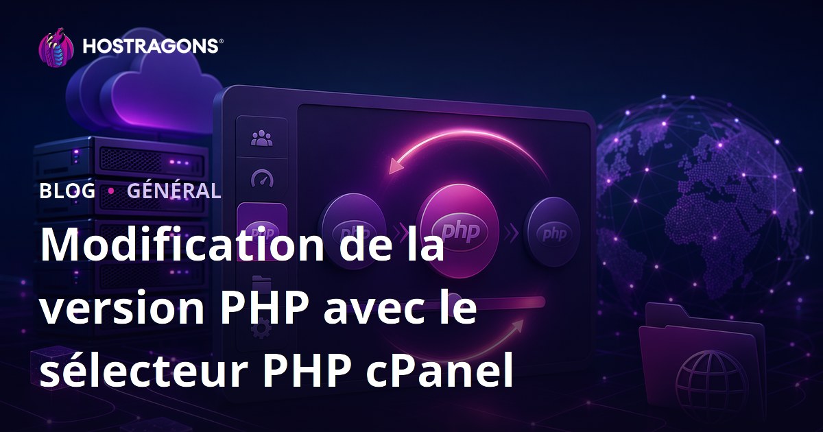 Changer la version PHP avec cPanel PHP Selector