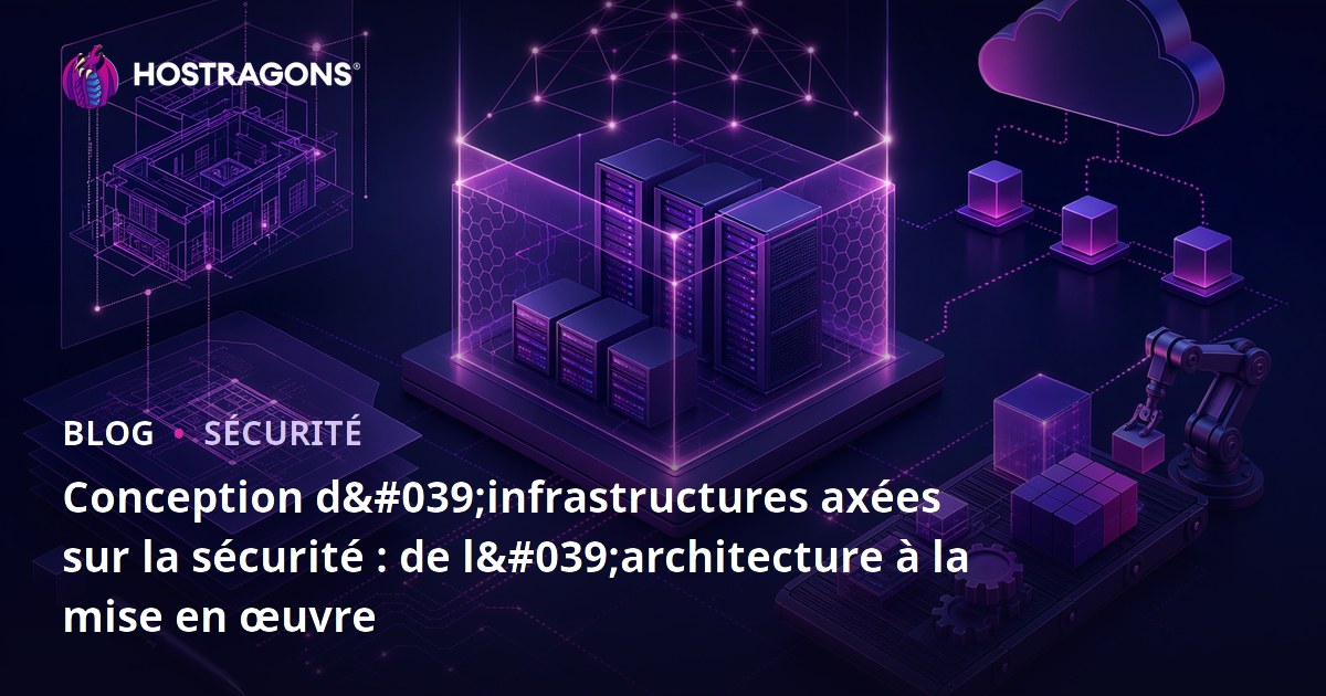 Conception d'infrastructures axées sur la sécurité : de l'architecture à la mise en œuvre