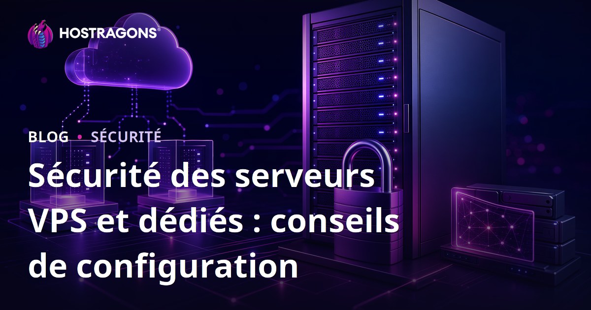 Sécurité des serveurs VPS et dédiés : conseils de configuration