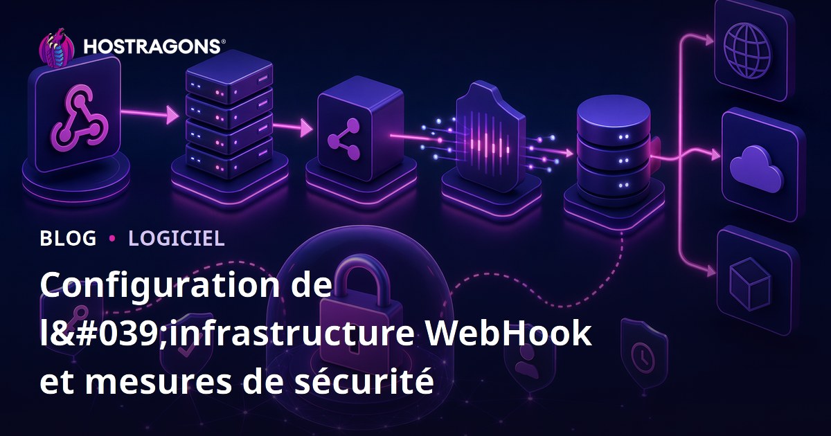 Configuration de l'infrastructure WebHook et mesures de sécurité