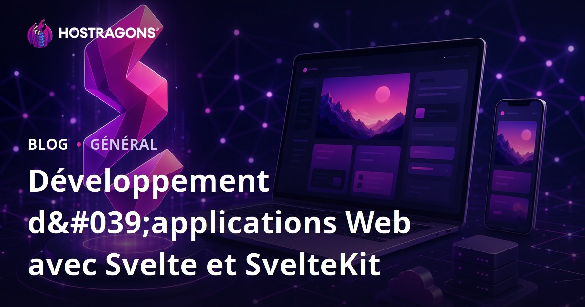 Développement d'applications Web avec Svelte et SvelteKit