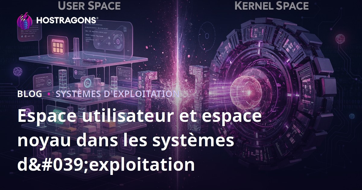 Espace utilisateur et espace noyau dans les systèmes d'exploitation