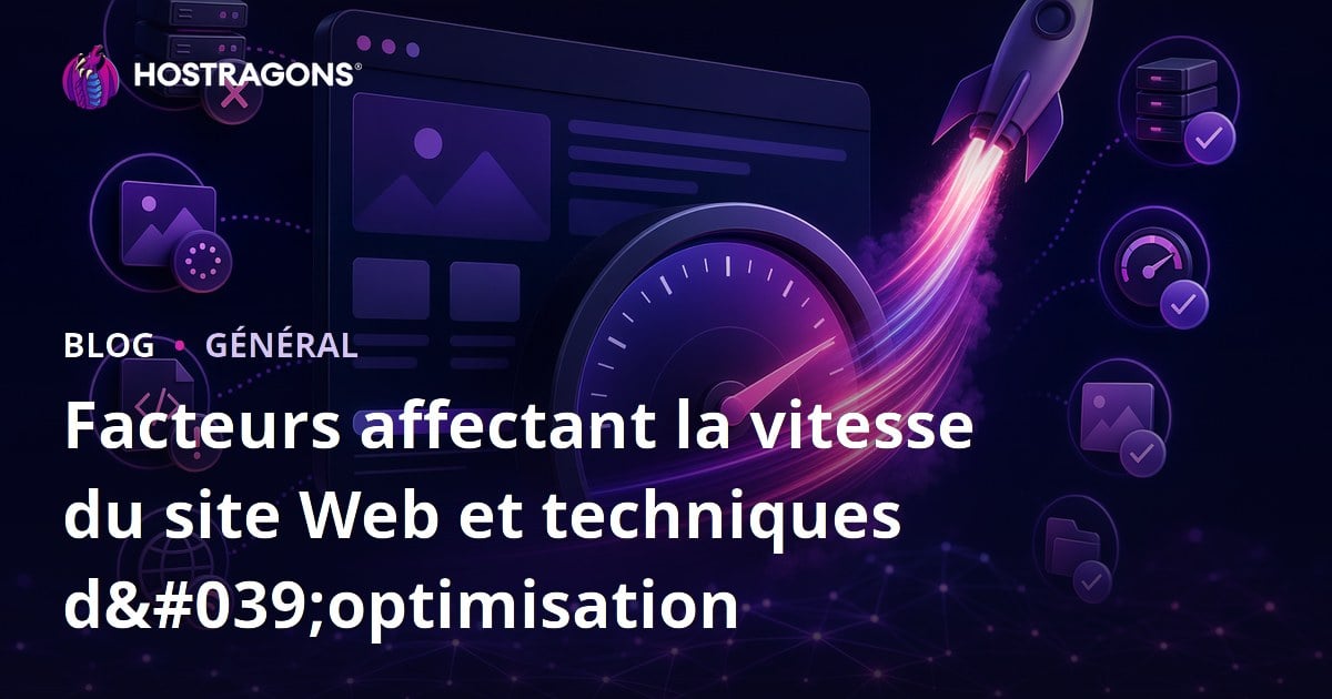 Facteurs affectant la vitesse du site Web et techniques d'optimisation