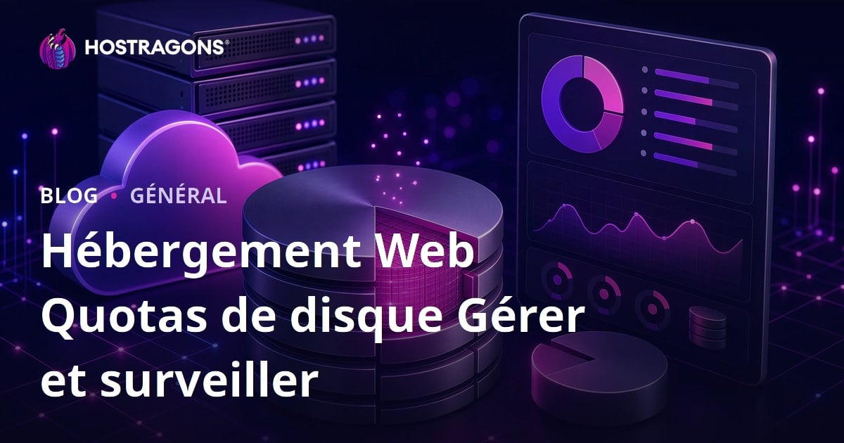 Hébergement Web Quotas de disque Gérer et surveiller