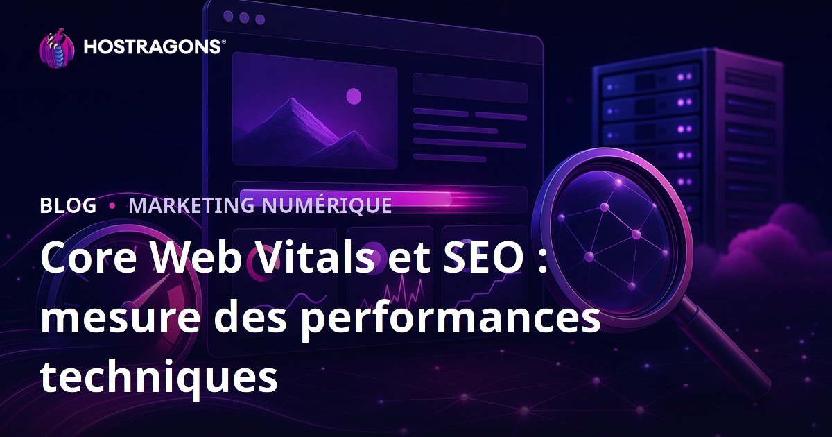 Core Web Vitals et SEO : mesure des performances techniques