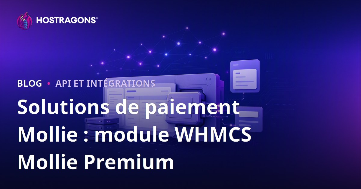 Solutions de paiement Mollie : module WHMCS Mollie Premium