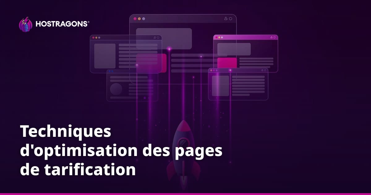 Techniques d'optimisation des pages de tarification