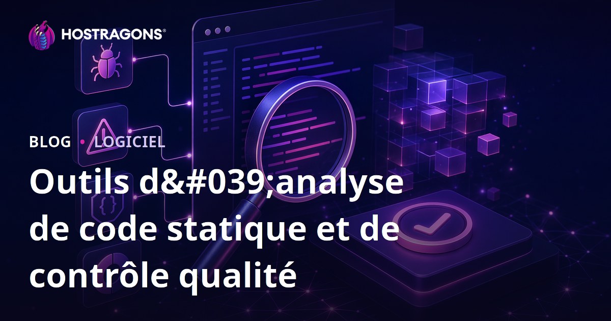 Outils d'analyse de code statique et de contrôle qualité