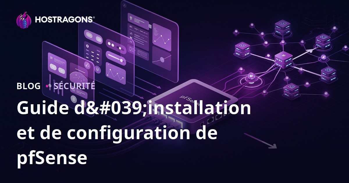 Guide d'installation et de configuration de pfSense