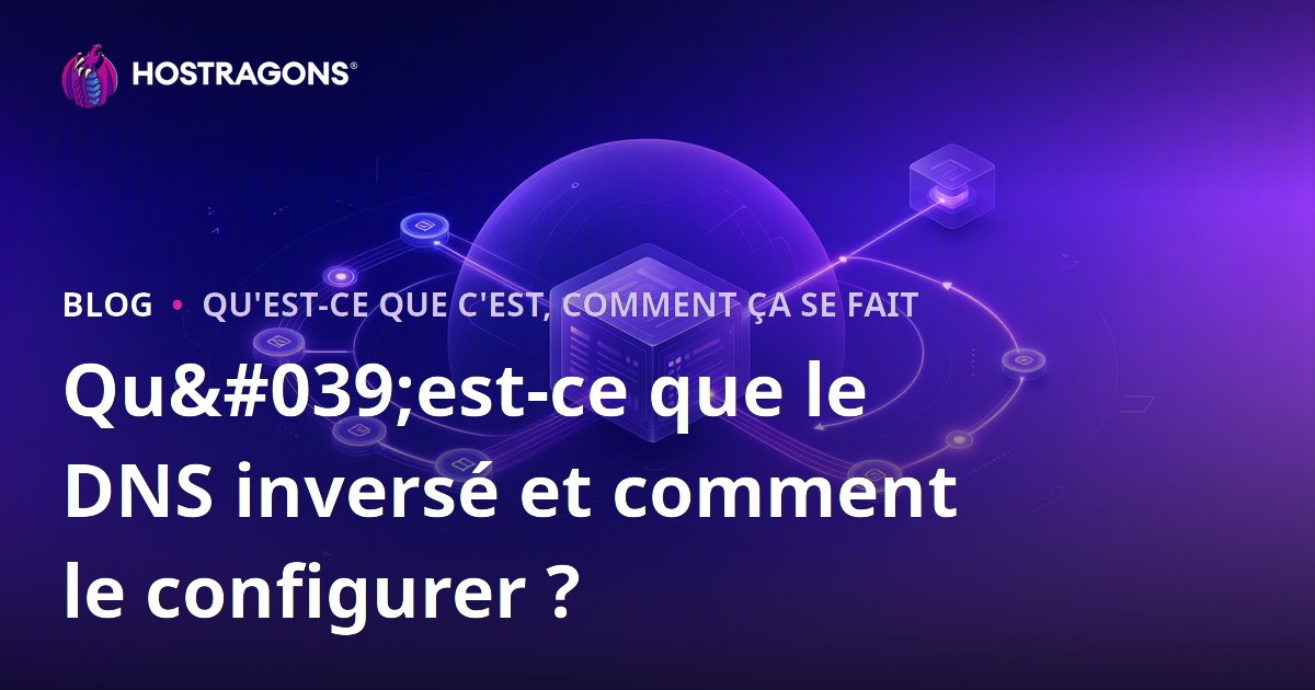 Qu'est-ce que le DNS inversé et comment le configurer ?