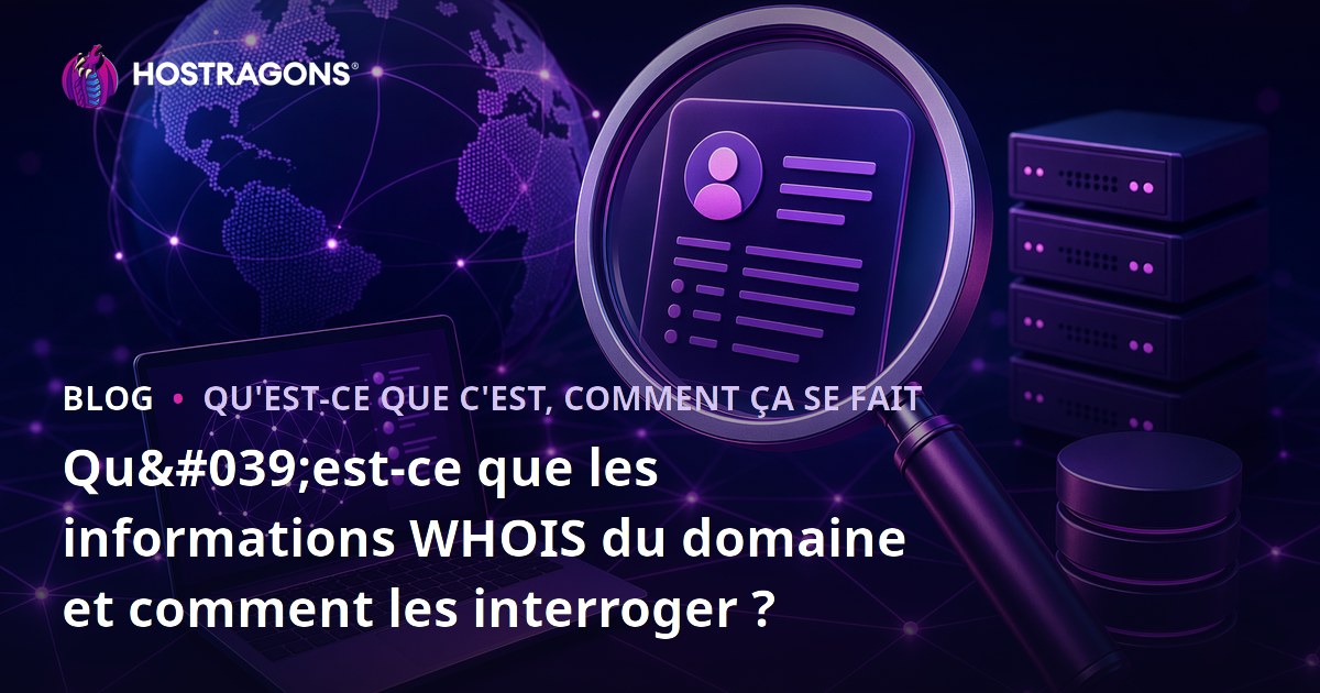 Qu'est-ce que les informations WHOIS du domaine et comment les interroger ?