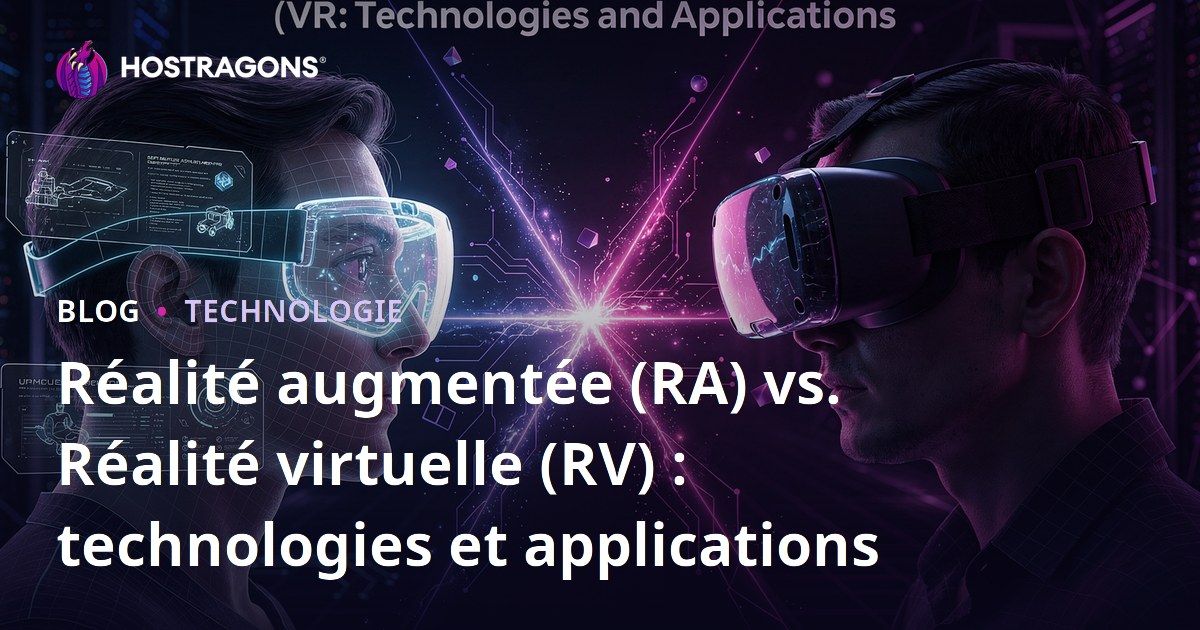 Réalité augmentée (RA) vs. Réalité virtuelle (RV) : technologies et applications