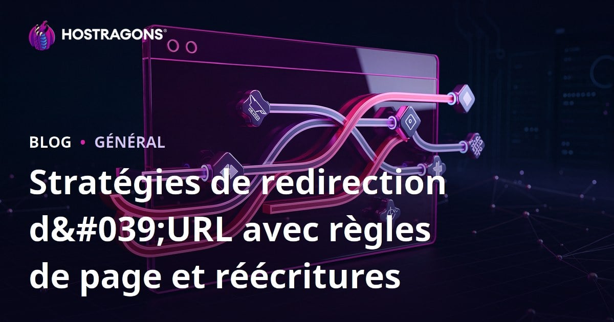 Stratégies de redirection d'URL avec règles de page et réécritures