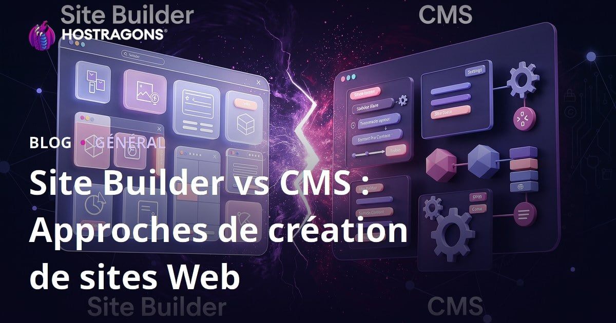 Site Builder vs CMS : Approches de création de sites Web