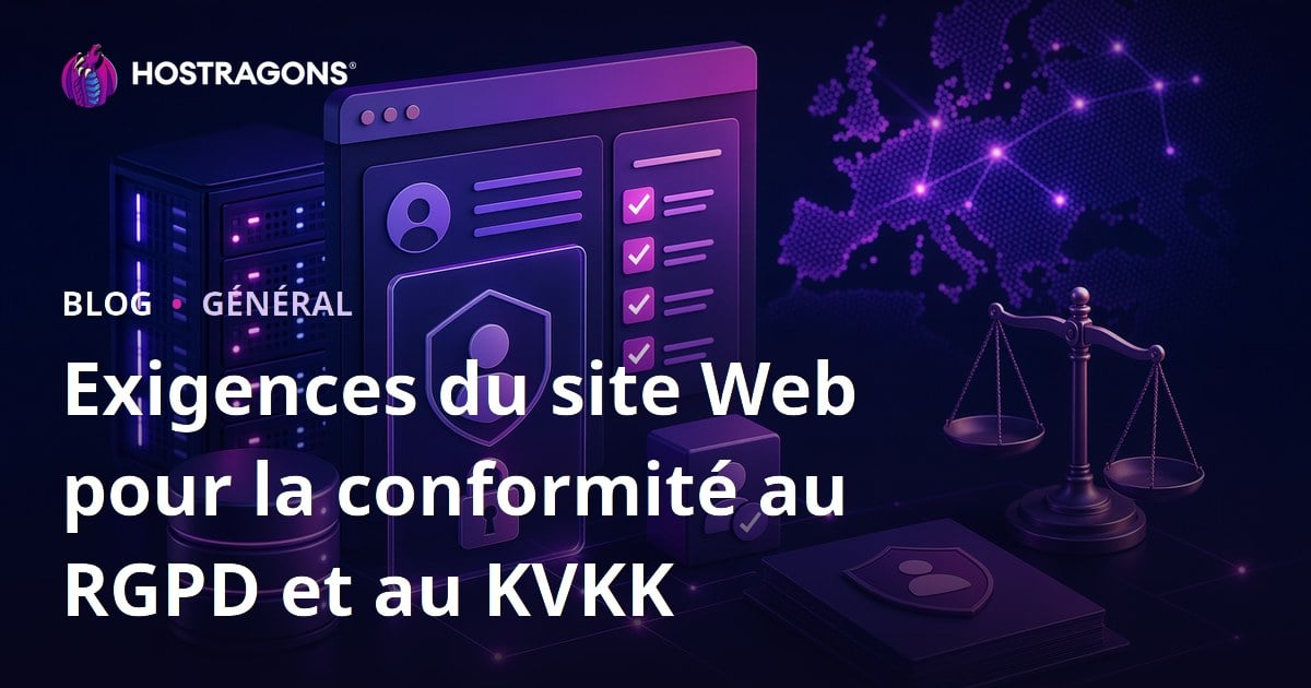 Exigences du site Web pour la conformité au RGPD et au KVKK