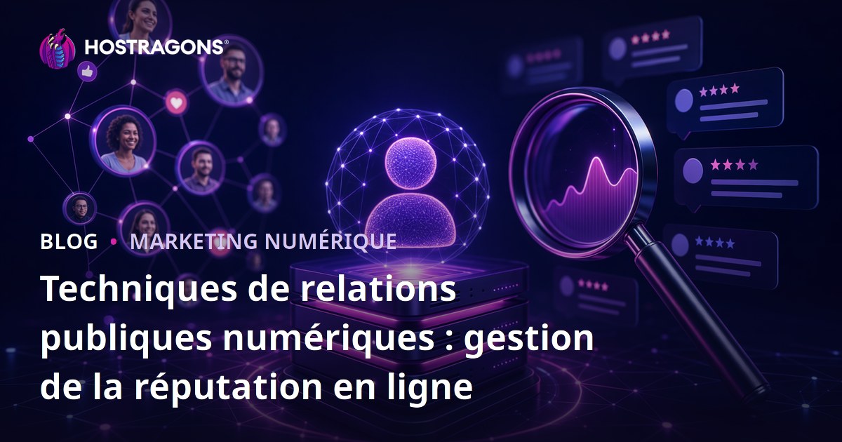 Techniques de relations publiques numériques : gestion de la réputation en ligne