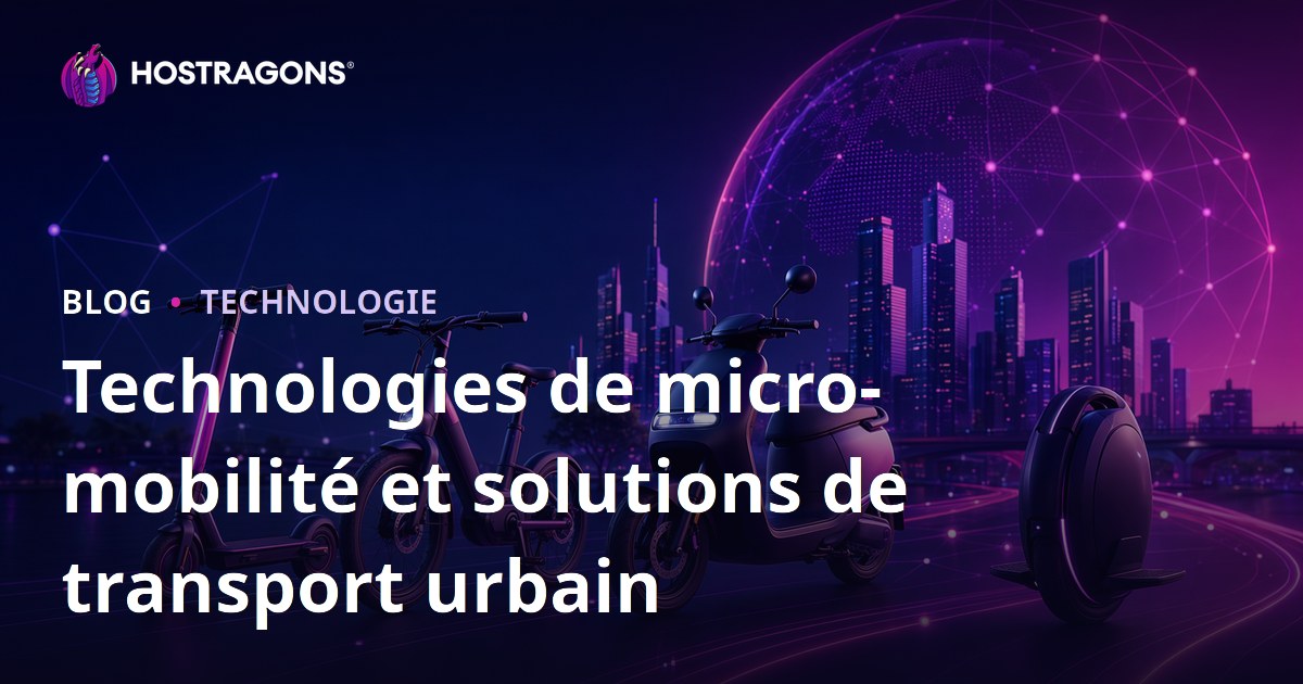Technologies de micro-mobilité et solutions de transport urbain