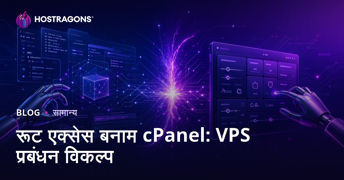रूट एक्सेस बनाम cPanel: VPS प्रबंधन विकल्प