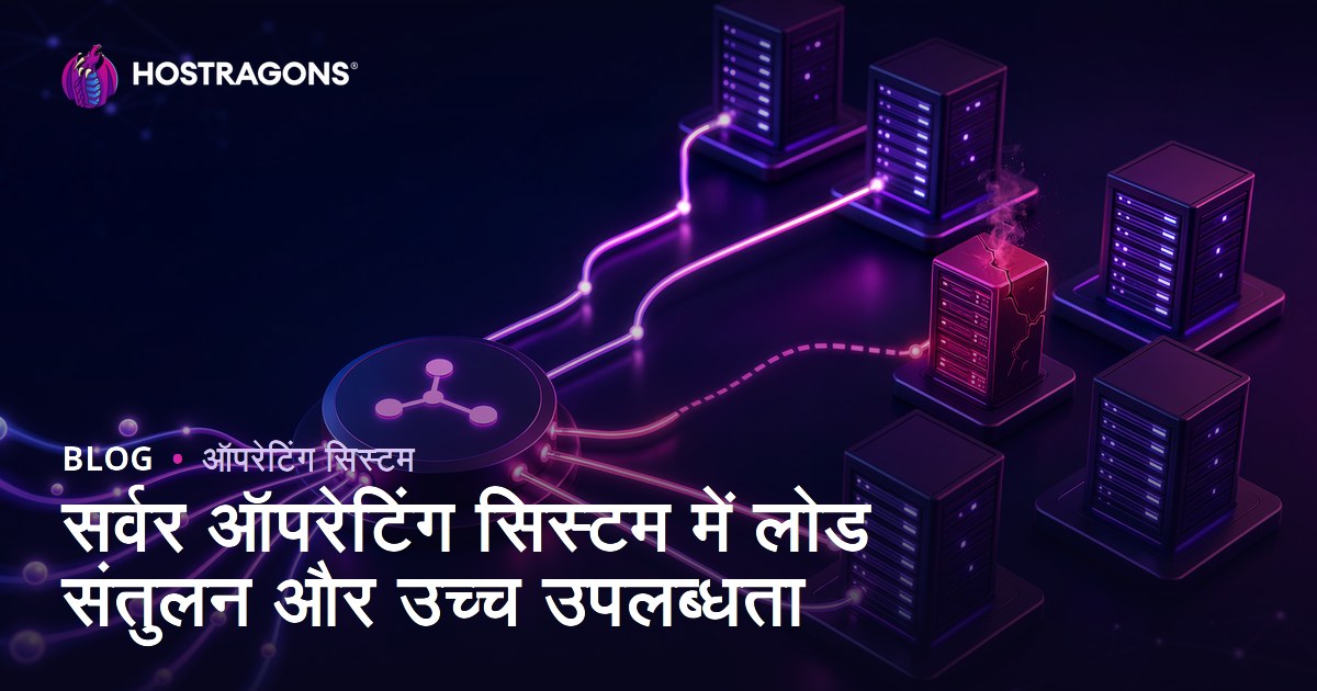 सर्वर ऑपरेटिंग सिस्टम में लोड संतुलन और उच्च उपलब्धता