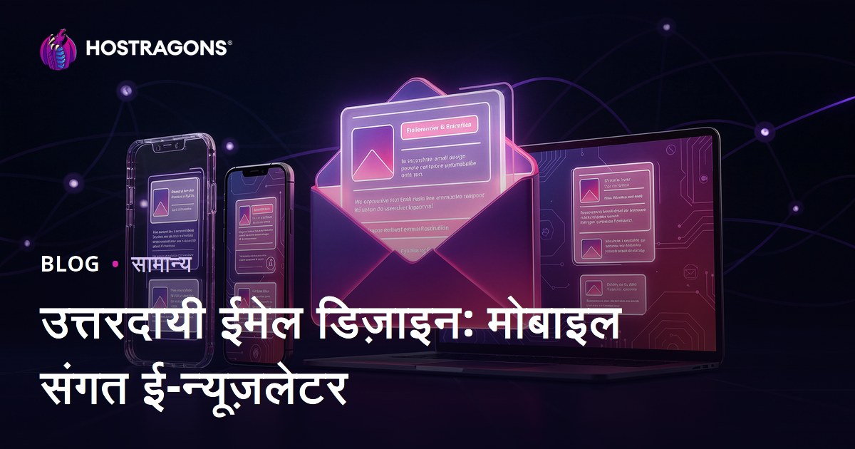 उत्तरदायी ईमेल डिज़ाइन: मोबाइल संगत ई-न्यूज़लेटर