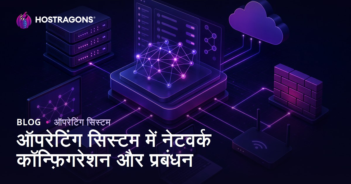 ऑपरेटिंग सिस्टम में नेटवर्क कॉन्फ़िगरेशन और प्रबंधन