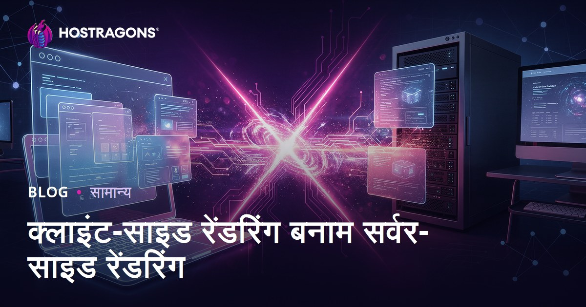क्लाइंट-साइड रेंडरिंग बनाम सर्वर-साइड रेंडरिंग